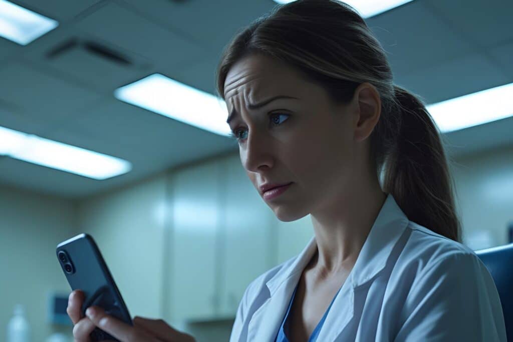 Läkare smygfilmas på Akademiska Sjukhuset i Uppsala